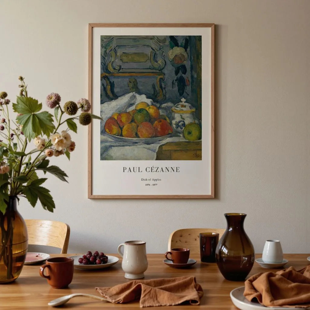 Paul Cézanne Dish of Apples Poster
