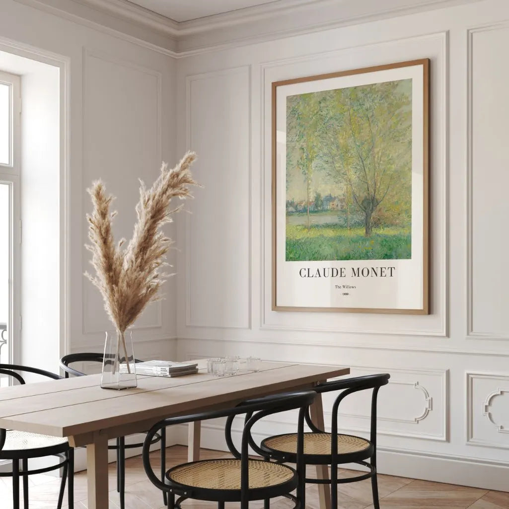 Claude Monet The Willows 1880 Poster