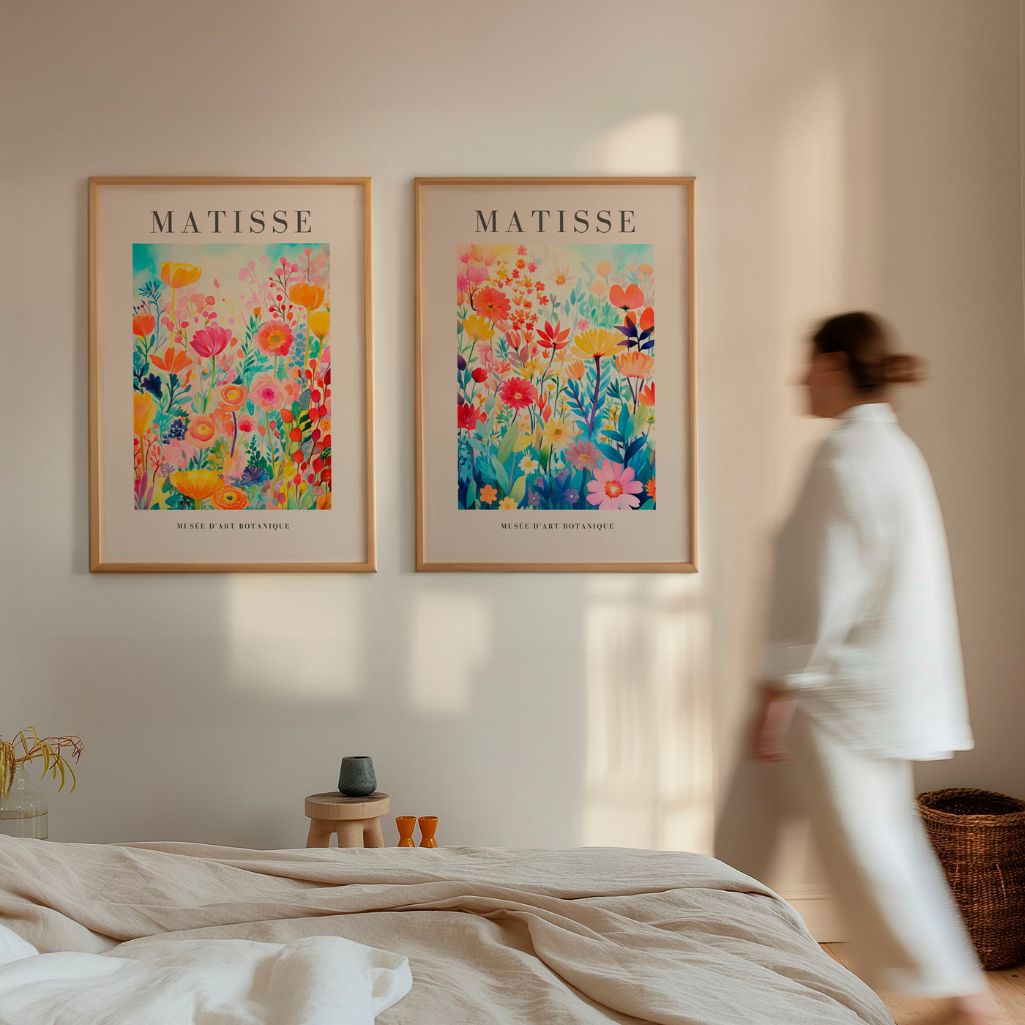Matisse Watercolor Floral – Set of 2 Posters