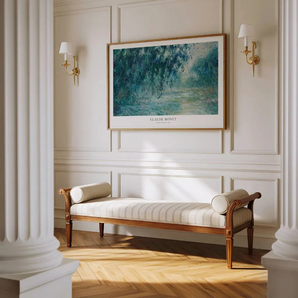 Claude Monet Morning on the Seine Panoramic Poster