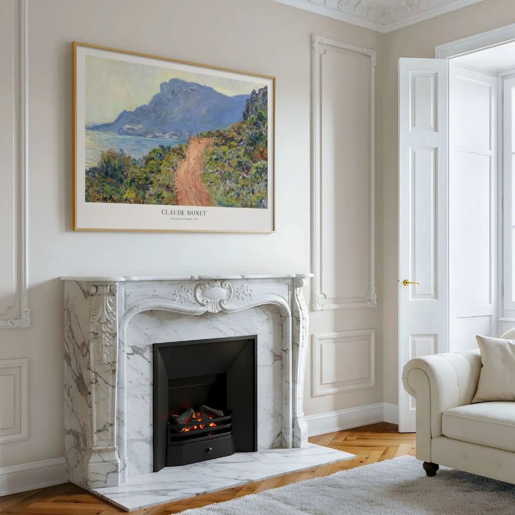 Claude Monet La Corniche Monaco Poster