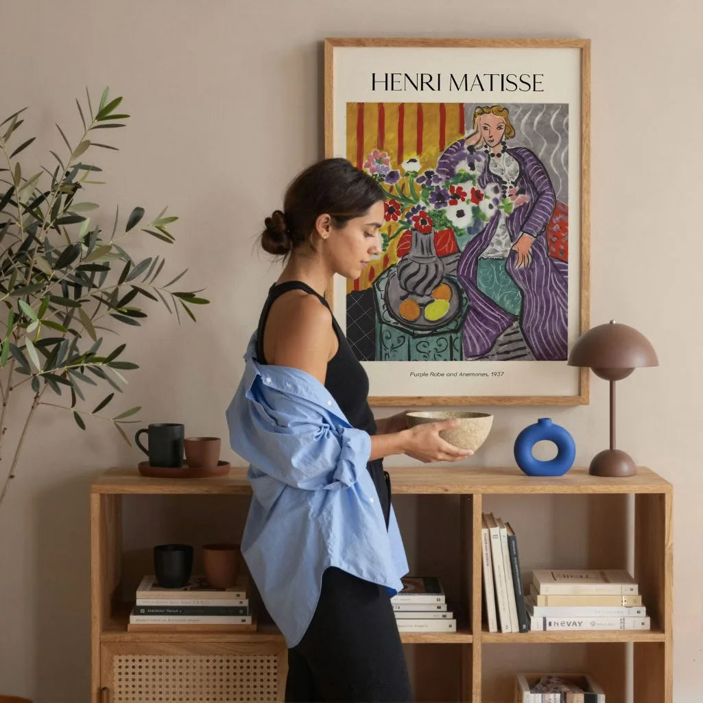 Henri Matisse Purple Robe Floral Poster