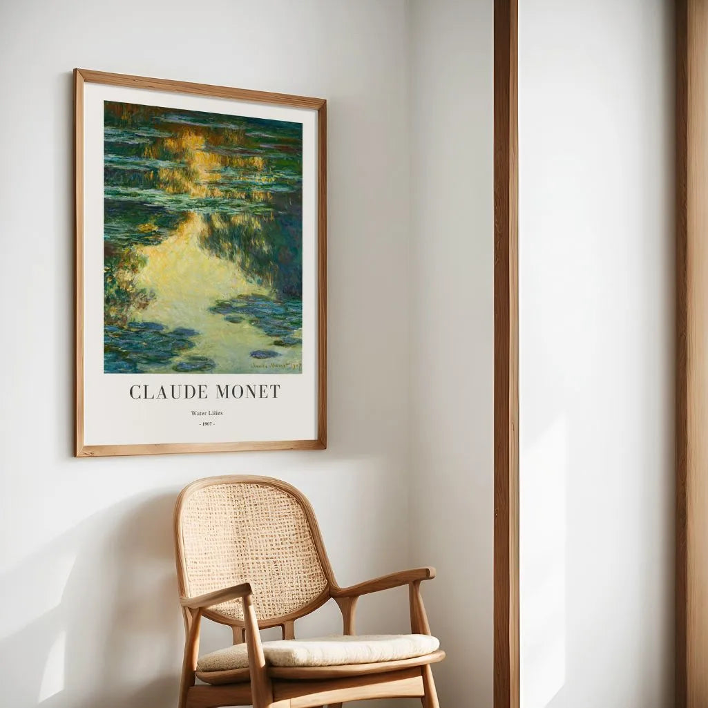 Claude Monet Water Lilies 1907 Poster