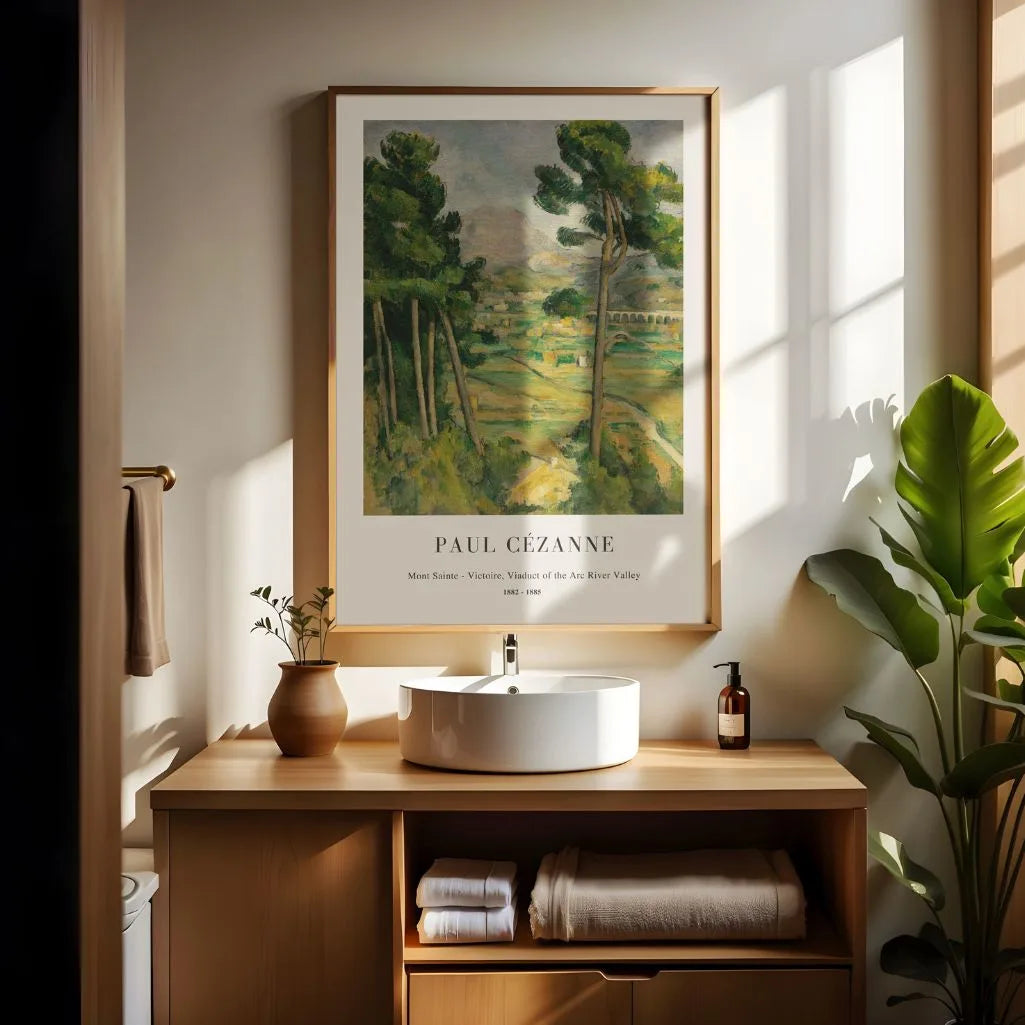 Cézanne Mont Sainte-Victoire Portrait Poster