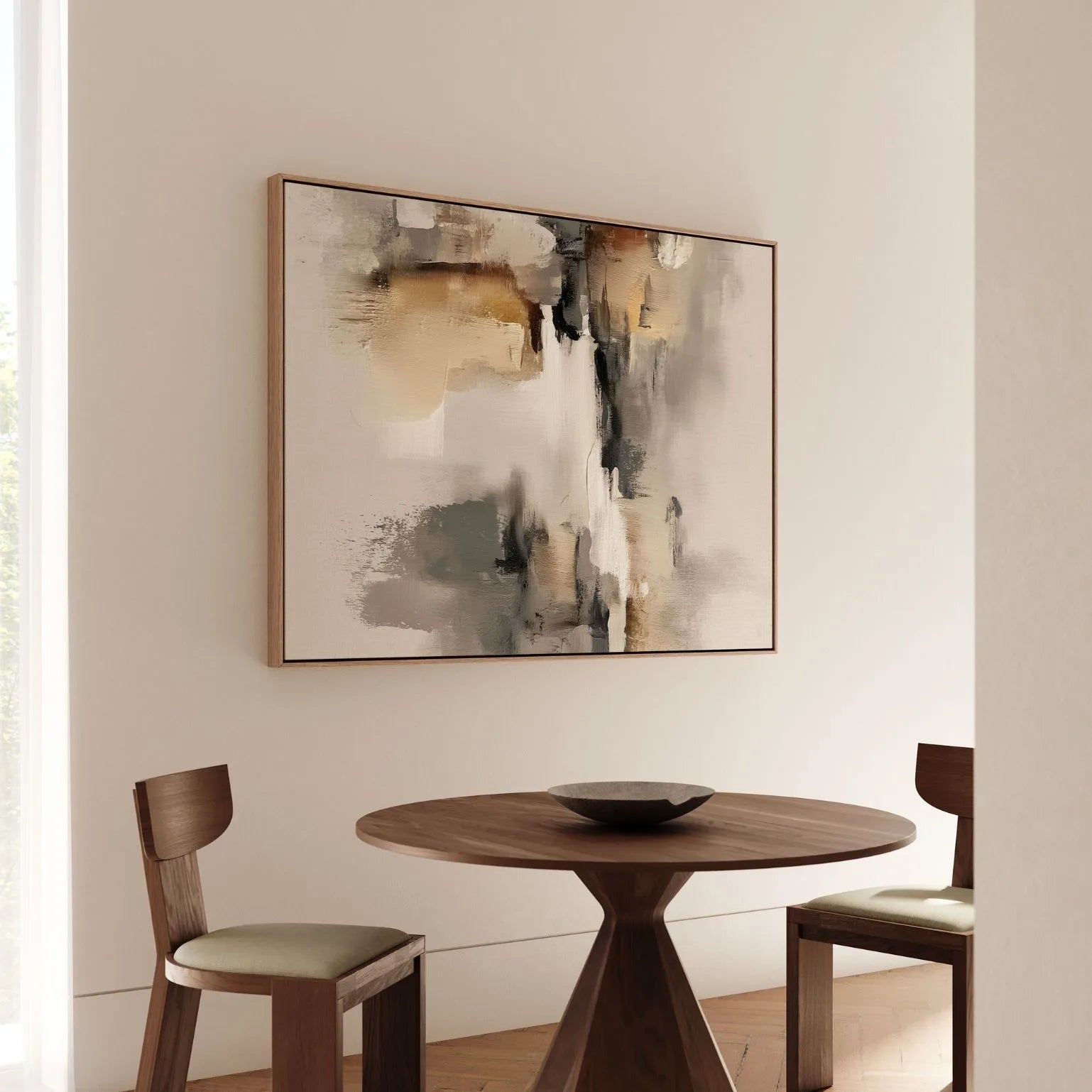 Framed Canvas Print Echo of Silence