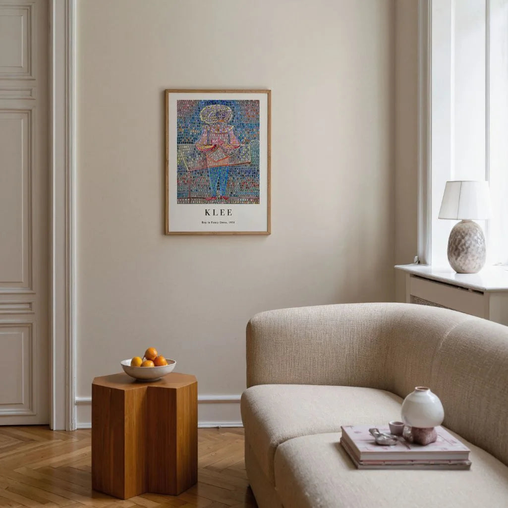 Paul Klee Boy in Fancy Dress Poster