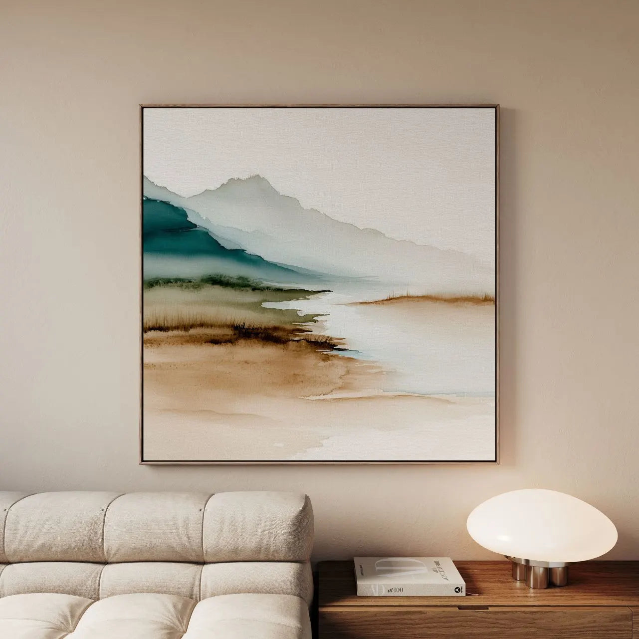 Framed Canvas Print Breath of Nature