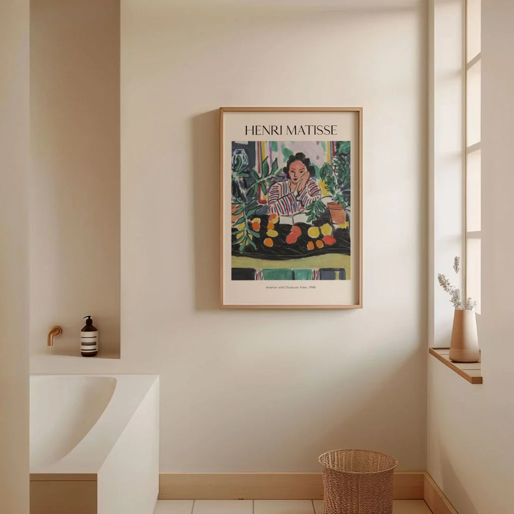 Henri Matisse Etruscan Vase Interior Poster