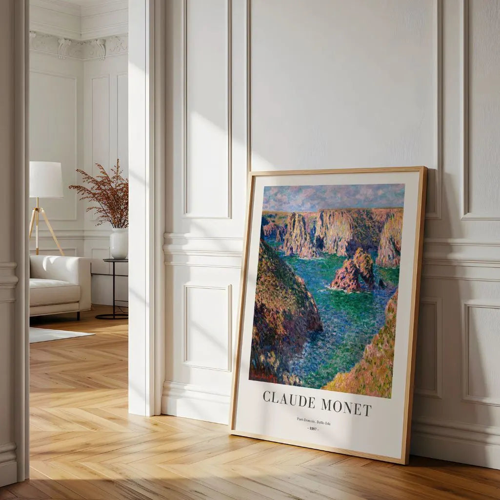 Claude Monet Port-Domois Belle-Île Poster