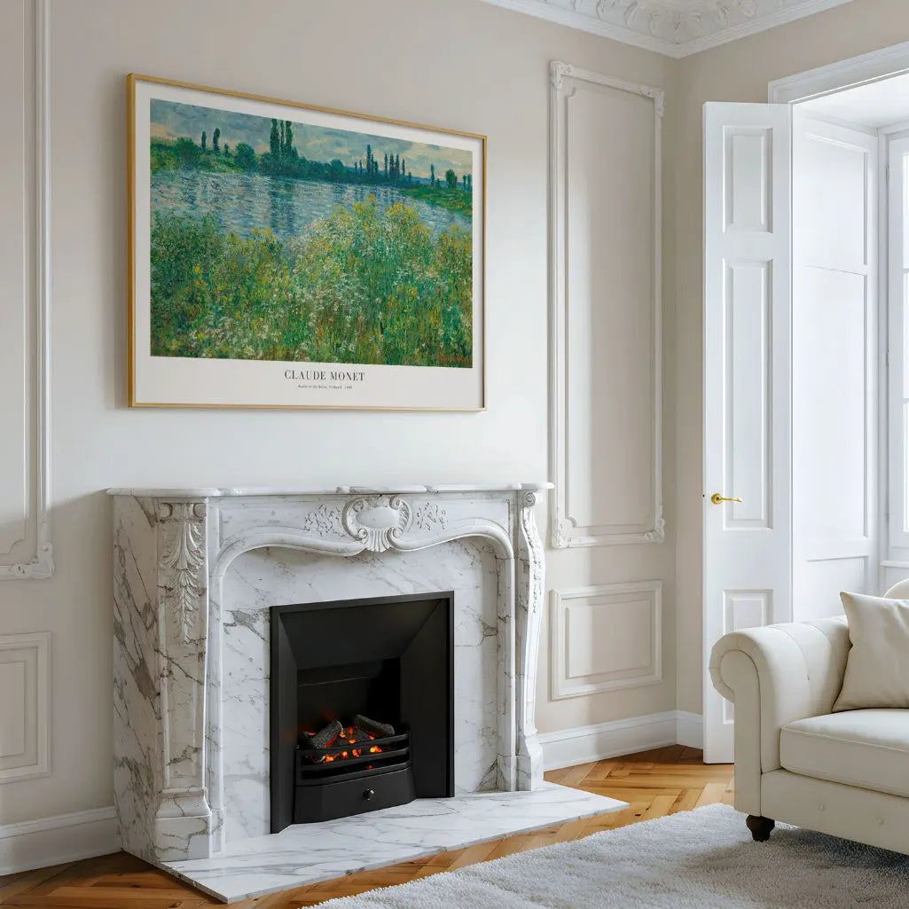 Claude Monet Banks of the Seine Poster