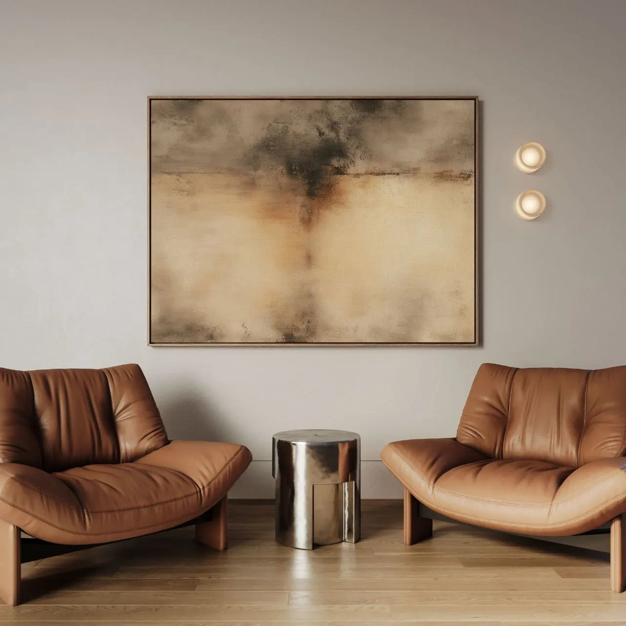 Framed Canvas Print Warmth of Silence