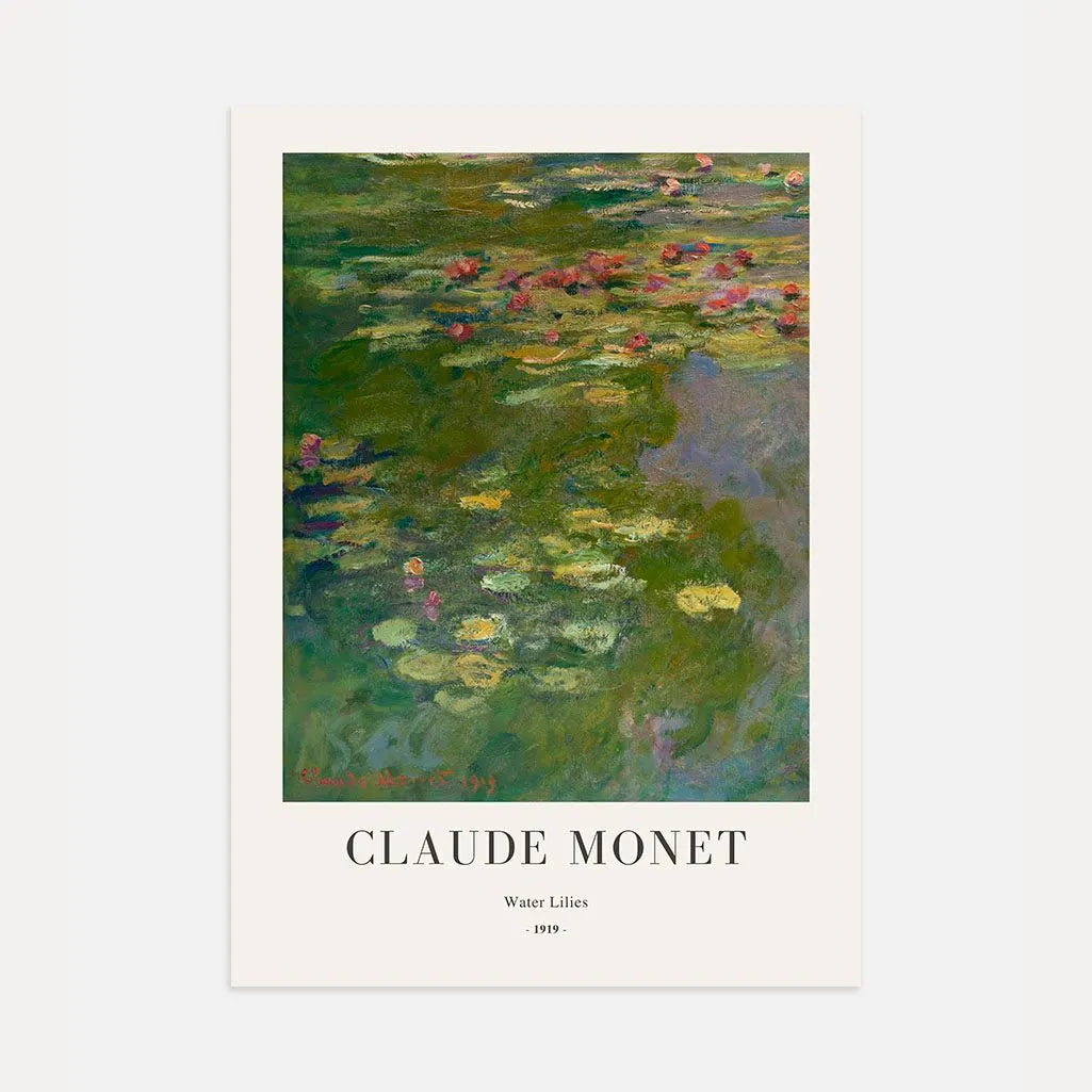 Claude Monet Water Lilies Poster