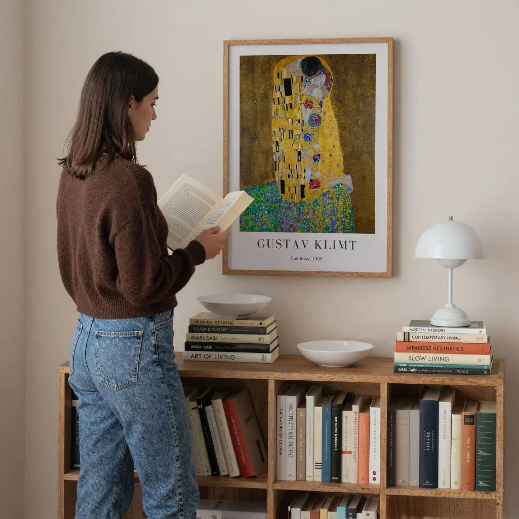 Gustav Klimt The Kiss Poster