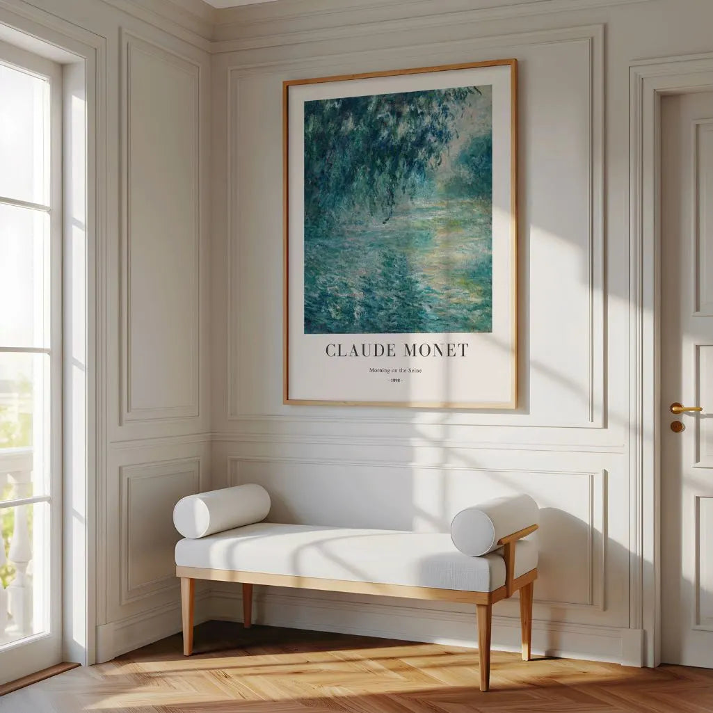Claude Monet Morning on the Seine 1898 Poster