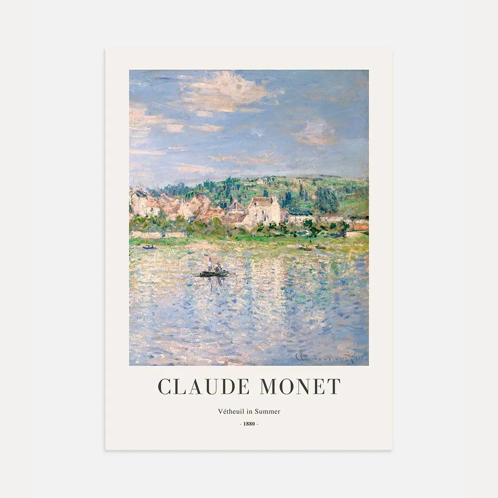 Claude Monet Vétheuil in Summer 1880 Poster