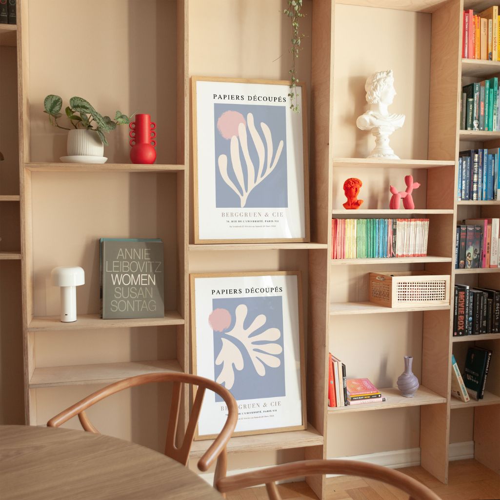 Henri Matisse Pastel Botanical Abstracts Poster Set of 2