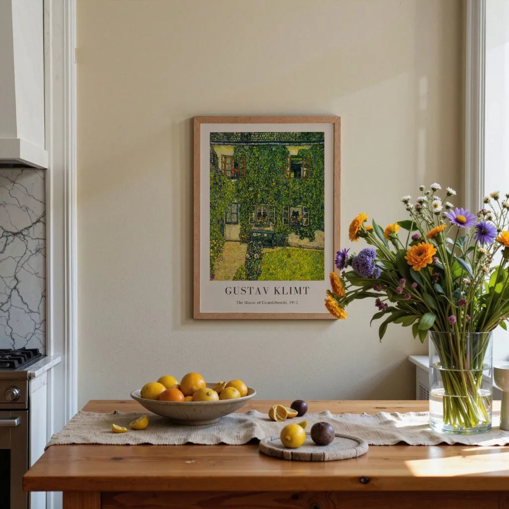Klimt House of Guardaboschi Poster