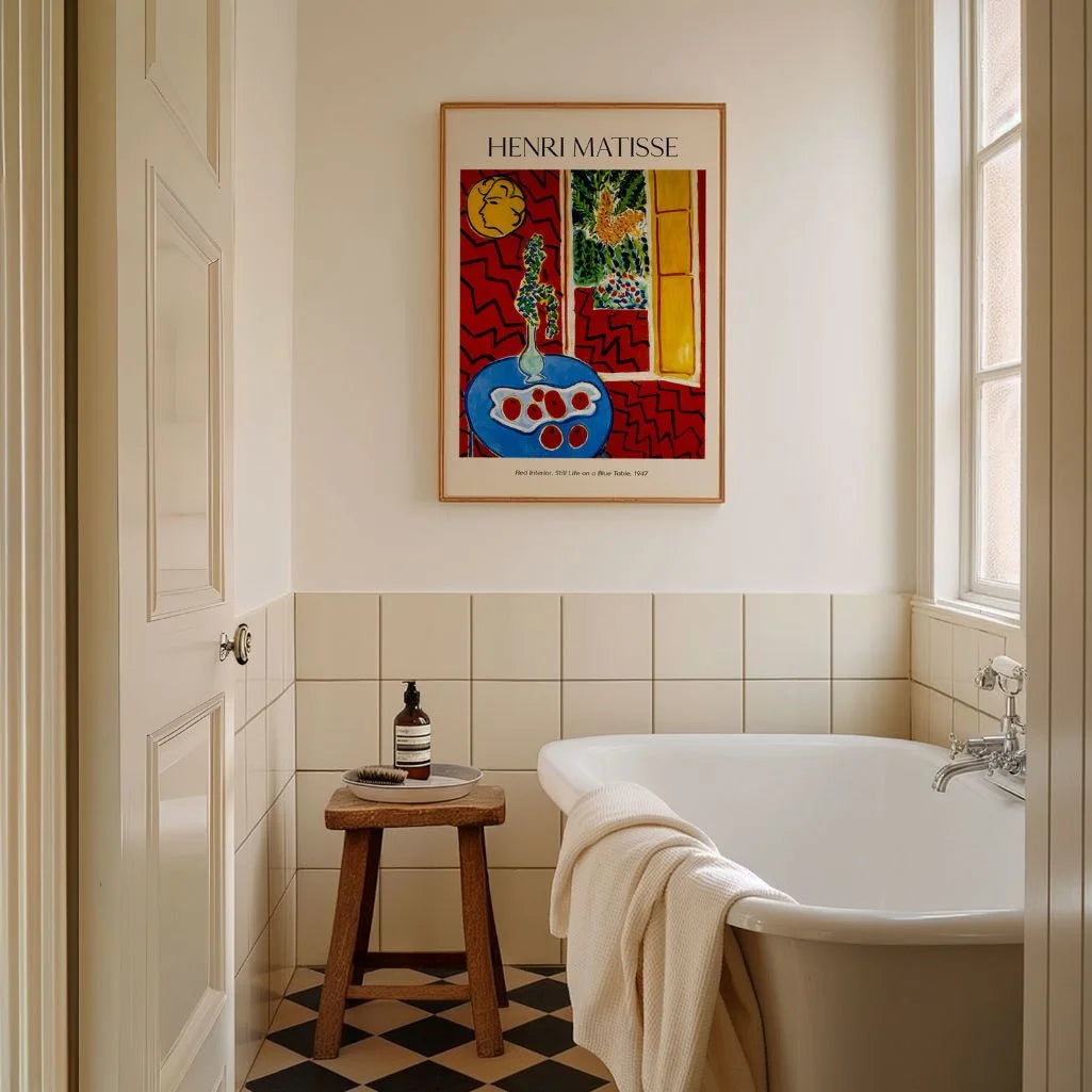 Henri Matisse Red Interior Poster