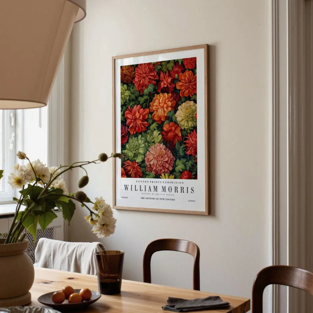 William Morris Arts & Crafts Floral Poster