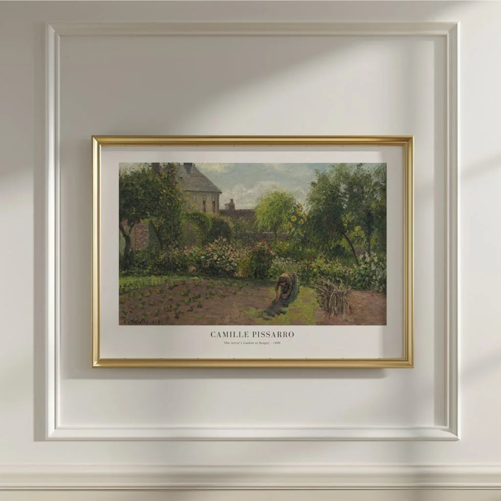 Pissarro Artist’s Garden at Eragny Poster