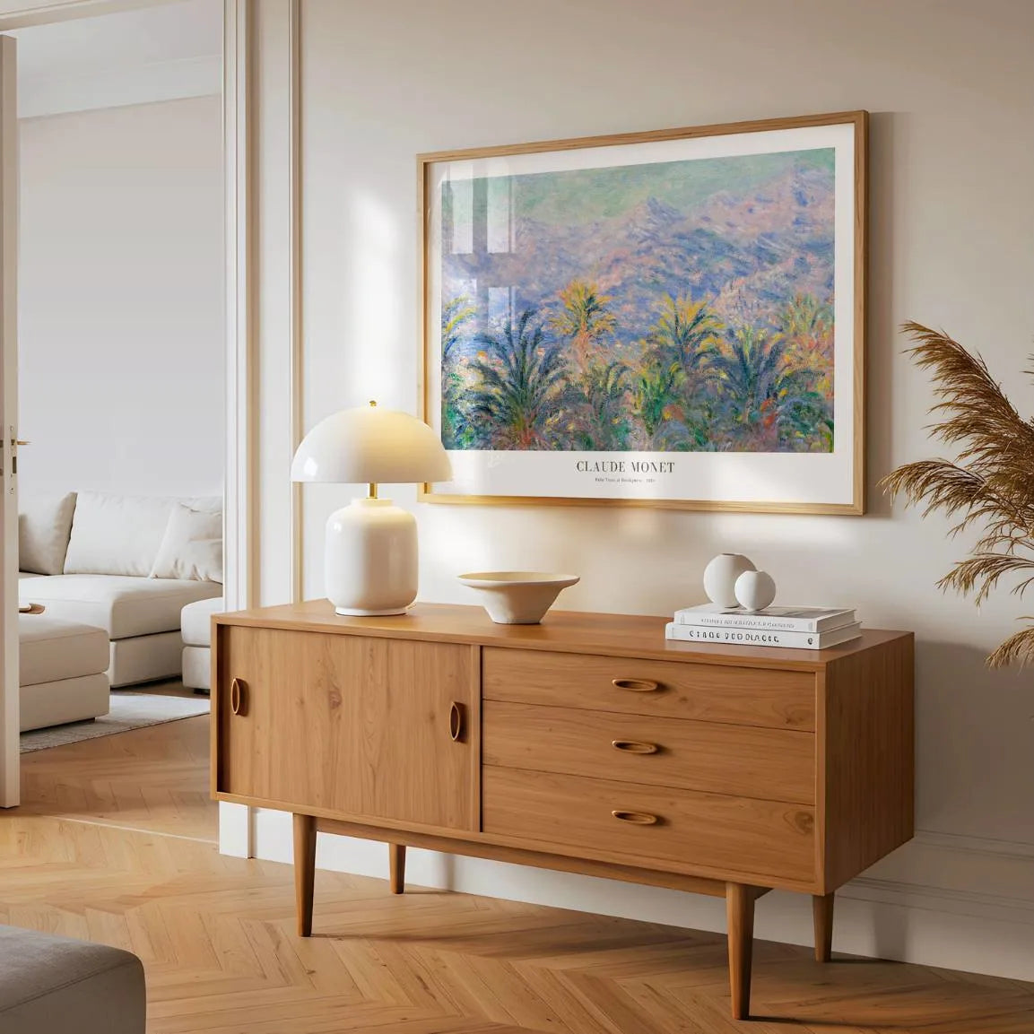 Claude Monet Palm Trees at Bordighera Poster