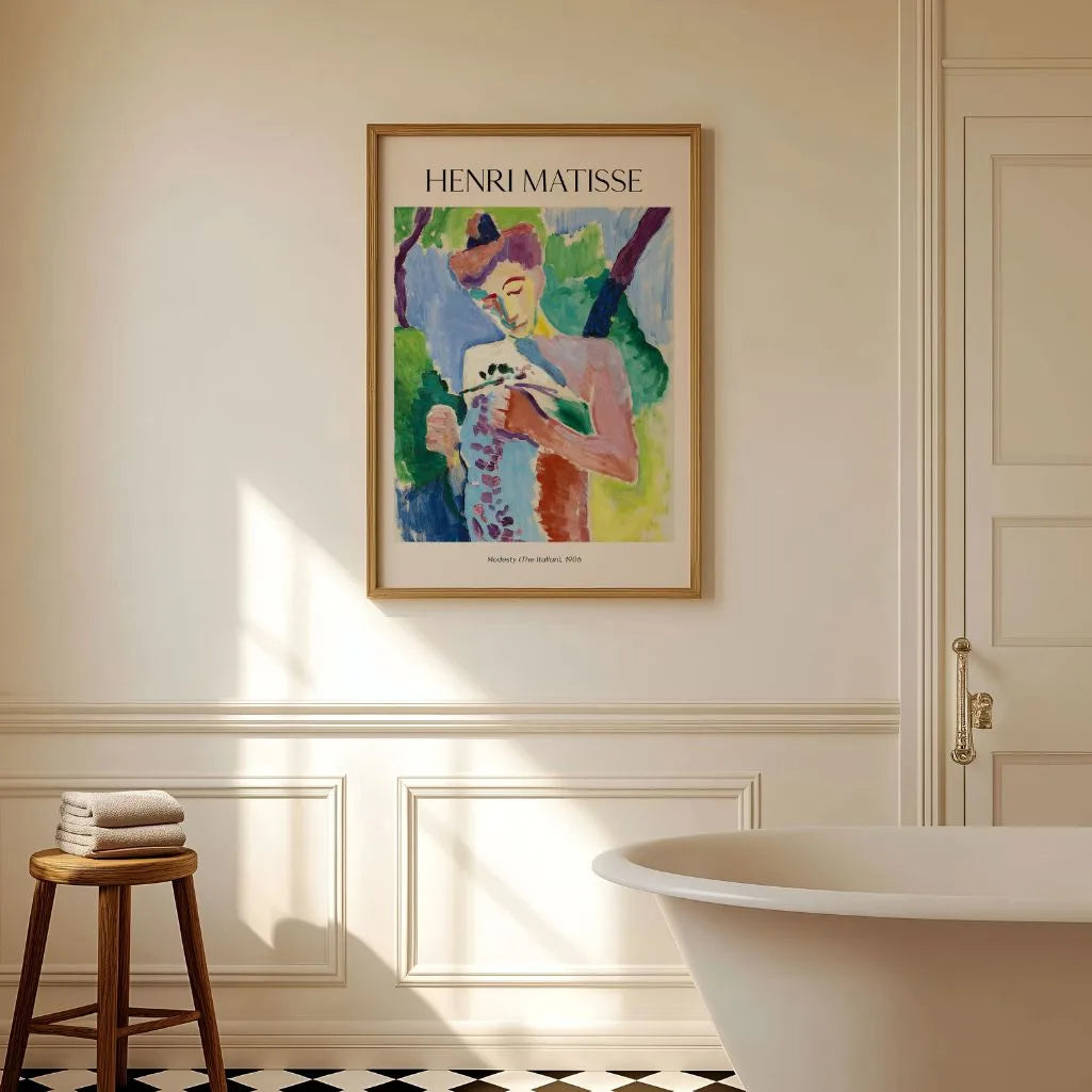 Henri Matisse Italian Modesty Poster