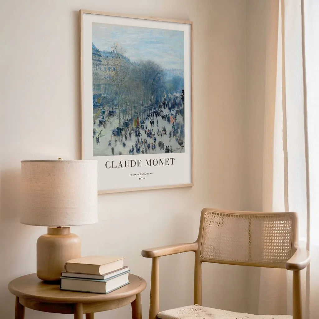 Claude Monet Boulevard des Capucines 1873 Poster