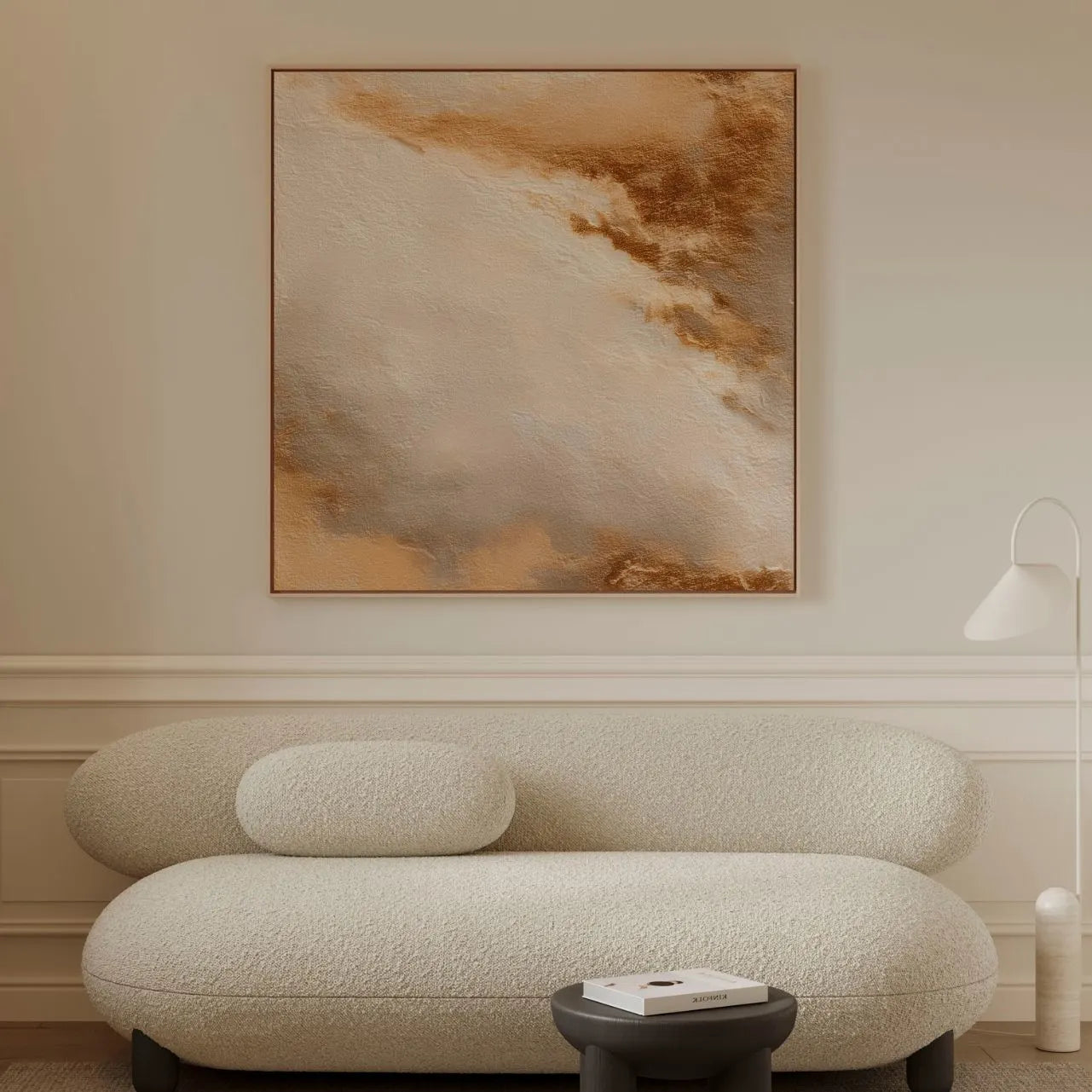 Framed Canvas Print Sandy Breath