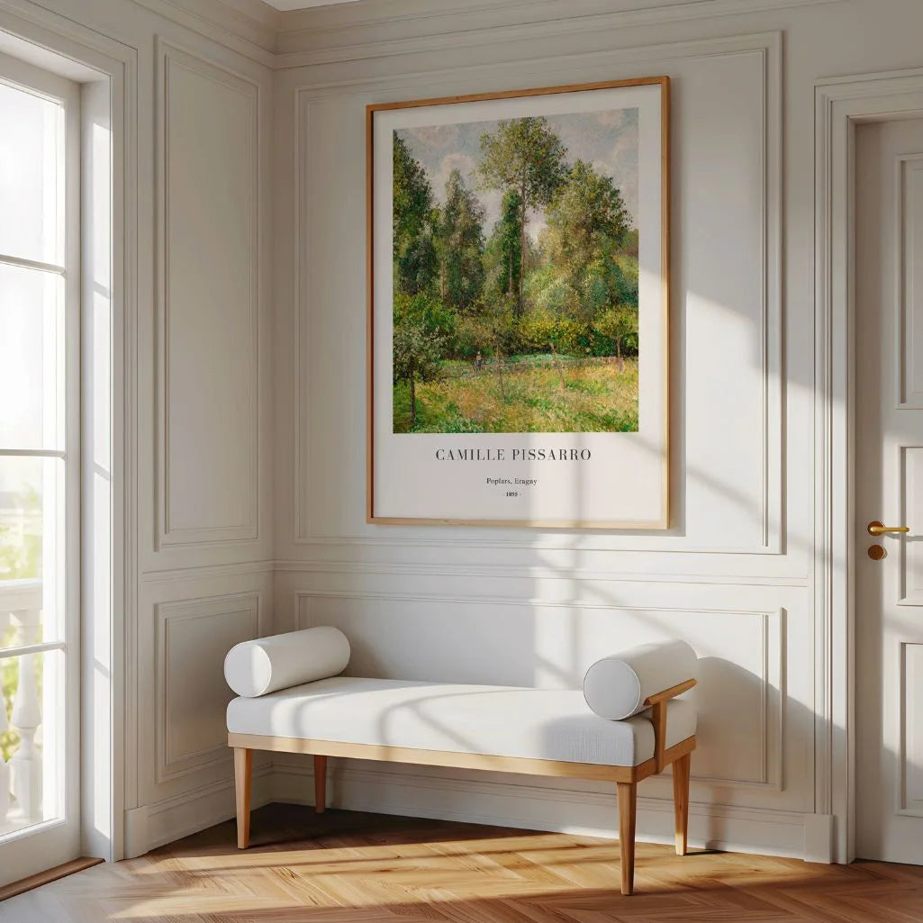 Pissarro Poplars Eragny Poster