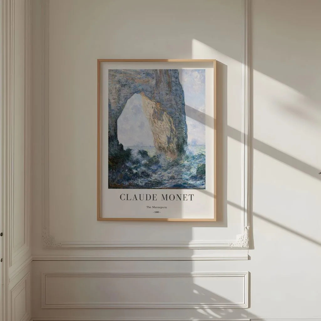 Claude Monet The Manneporte Cliff Poster