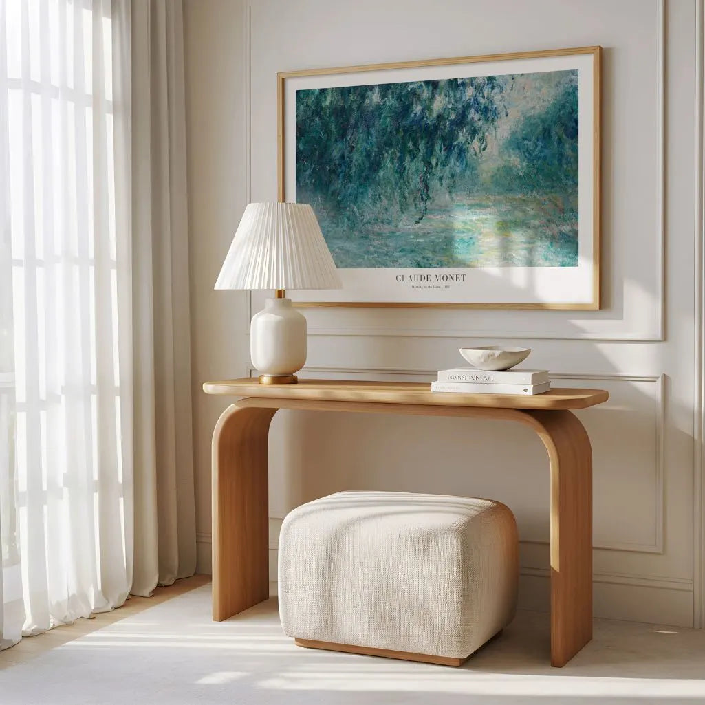 Claude Monet Morning on the Seine Panoramic Poster