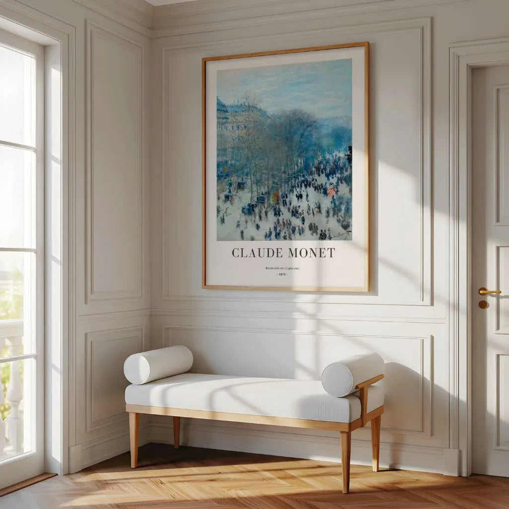 Claude Monet Boulevard des Capucines 1873 Poster