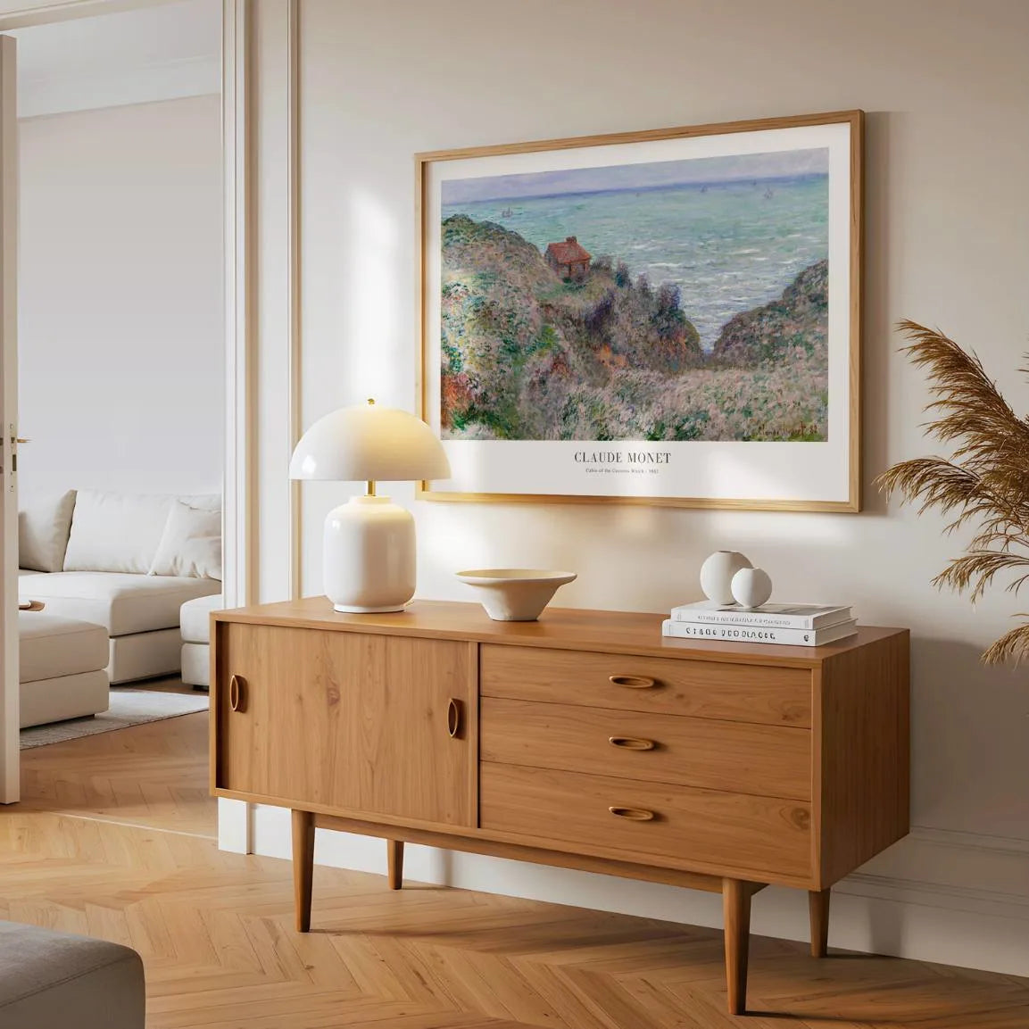 Claude Monet Cabin of the Customs Watch Poster