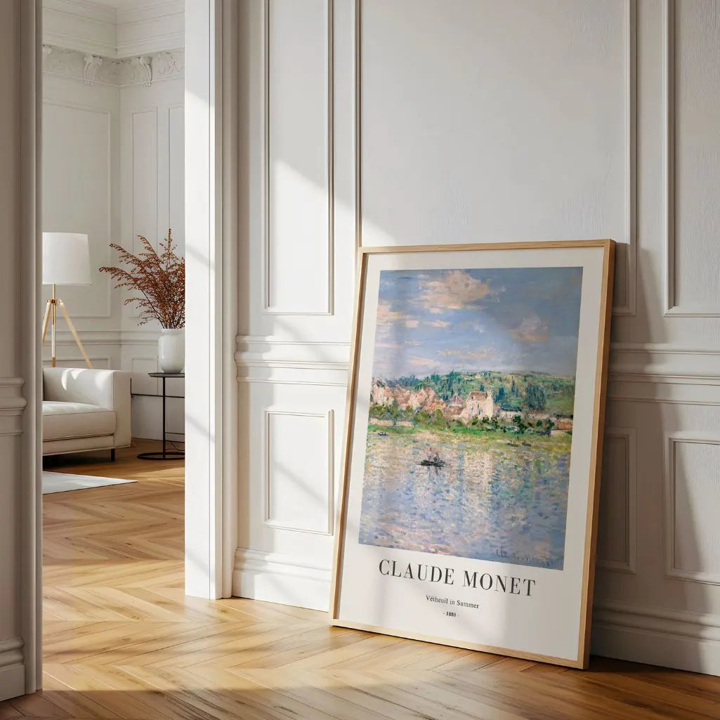 Claude Monet Vétheuil in Summer 1880 Poster