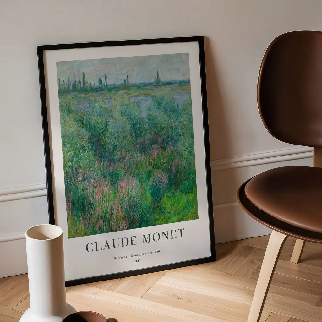 Claude Monet Seine Banks near Vétheuil Poster