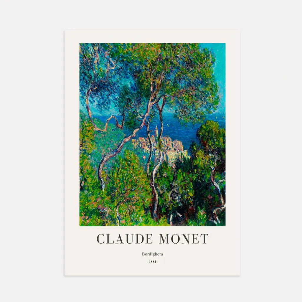 Monet Bordighera 1884 Poster