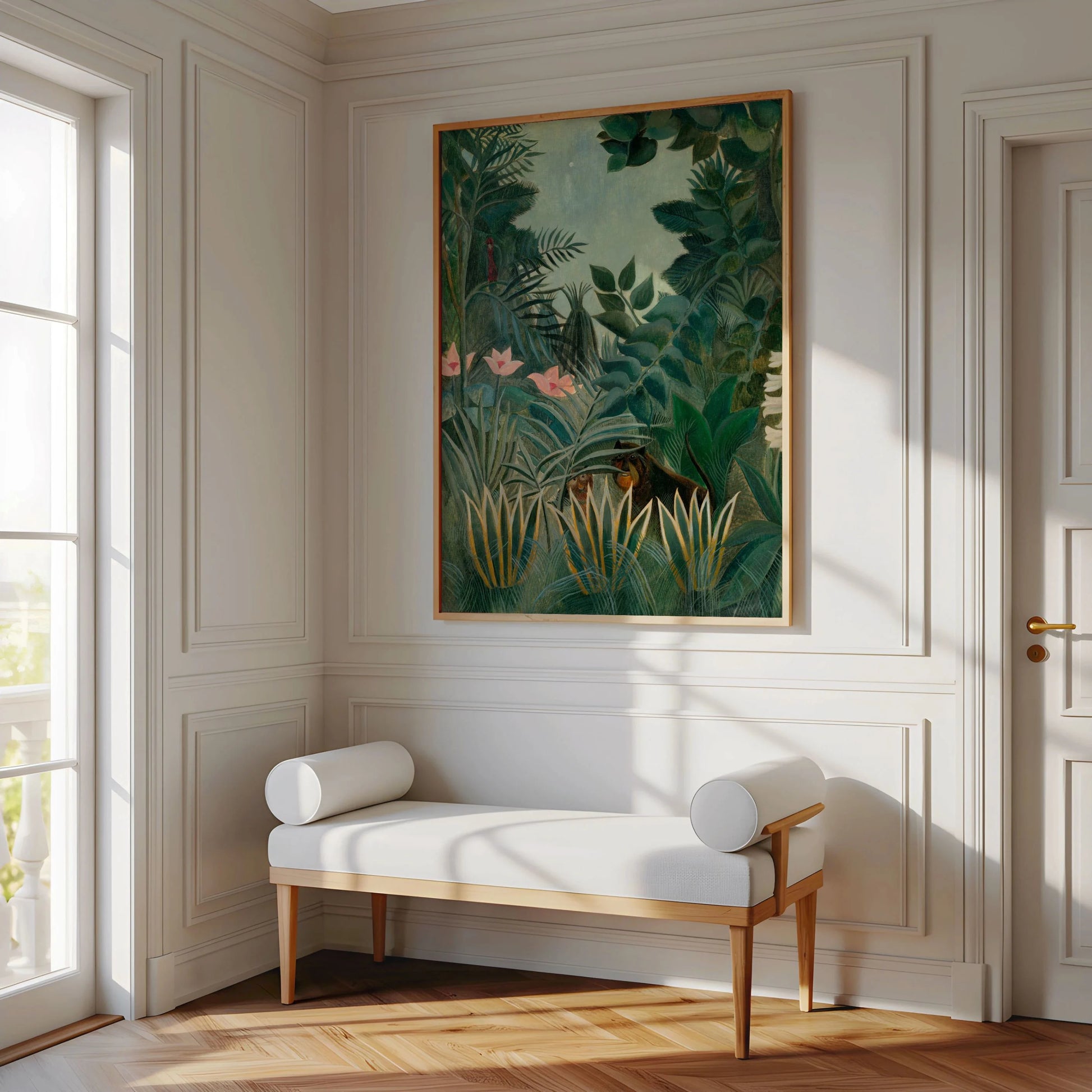 Henri Rousseau Vertical Equatorial Jungle Poster