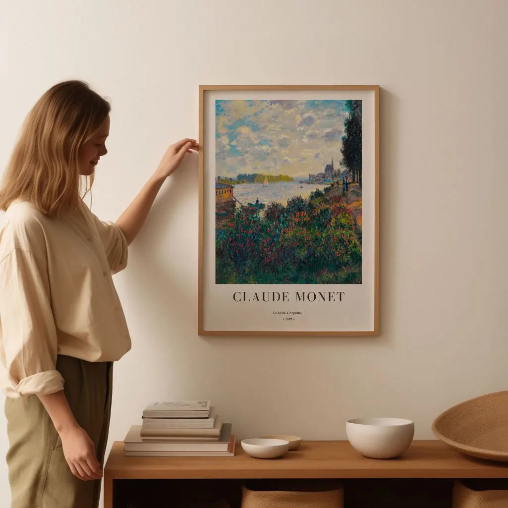 Claude Monet La Seine à Argenteuil 1877 Poster