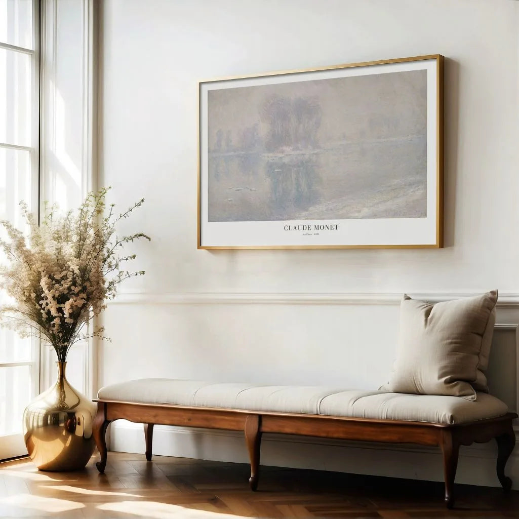 Claude Monet Ice Floes 1893 Poster