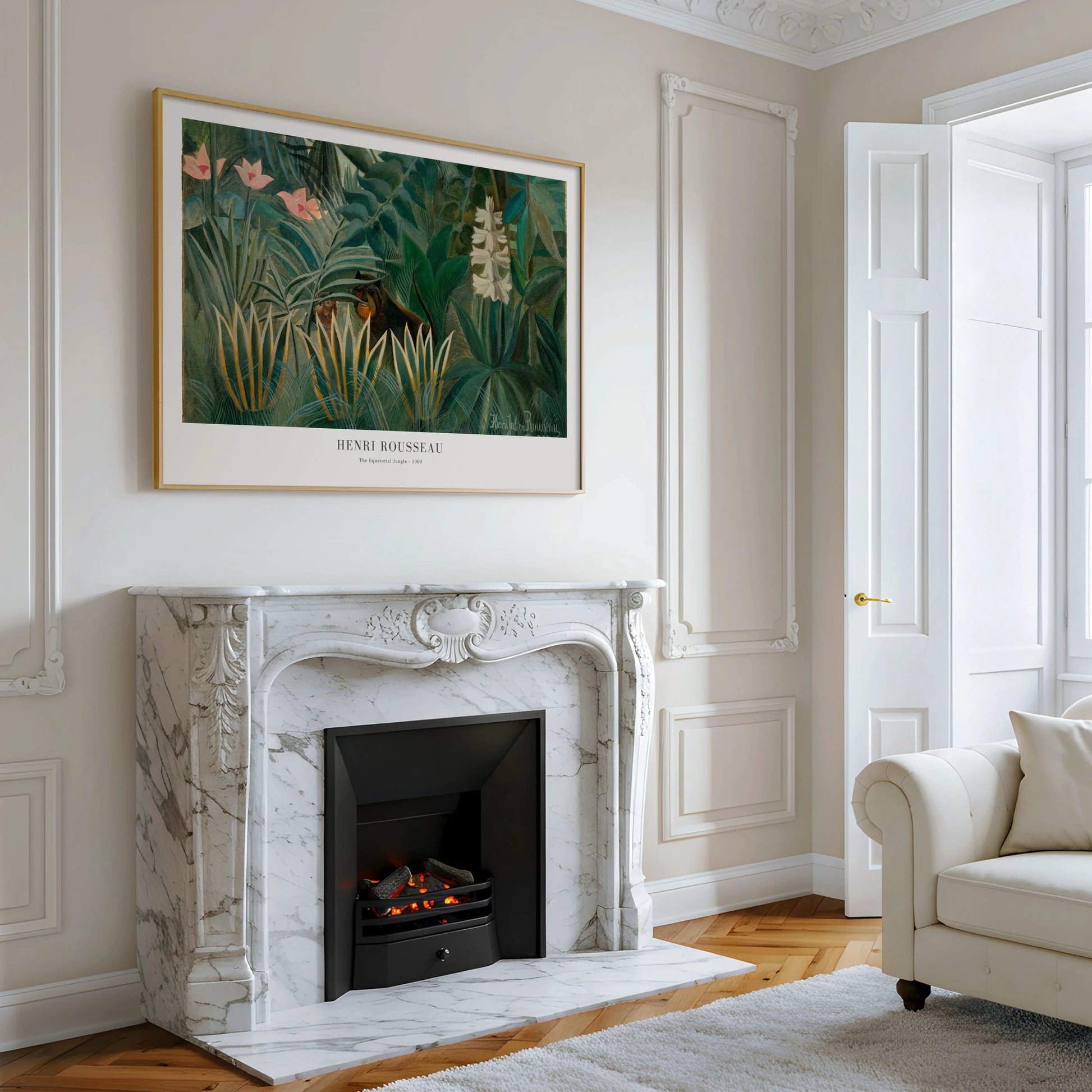 Henri Rousseau Equatorial Jungle Poster