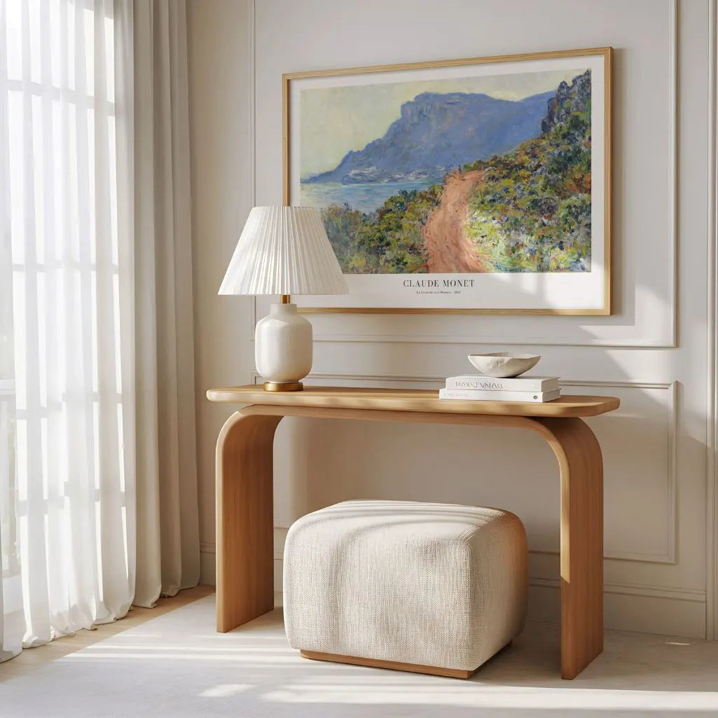 Claude Monet La Corniche Monaco Poster