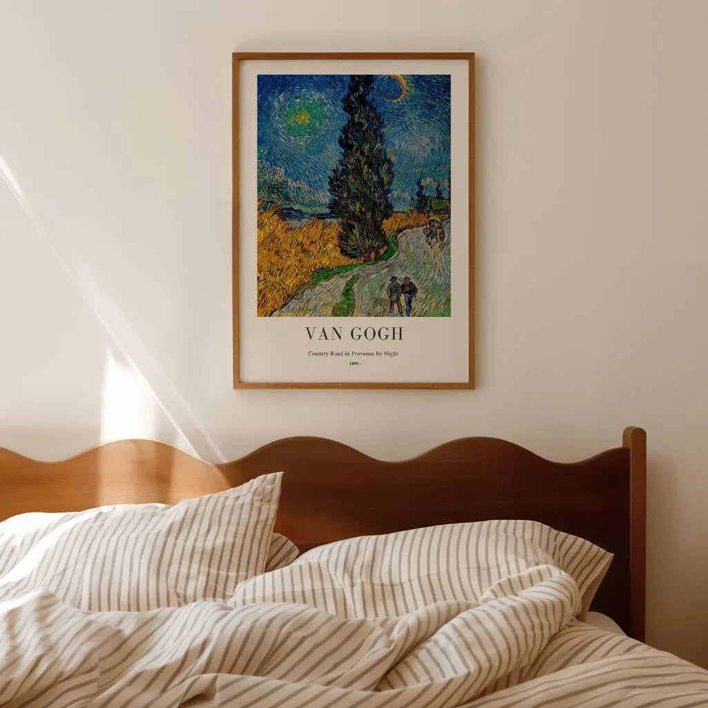 Vincent van Gogh Provence Night Road Poster