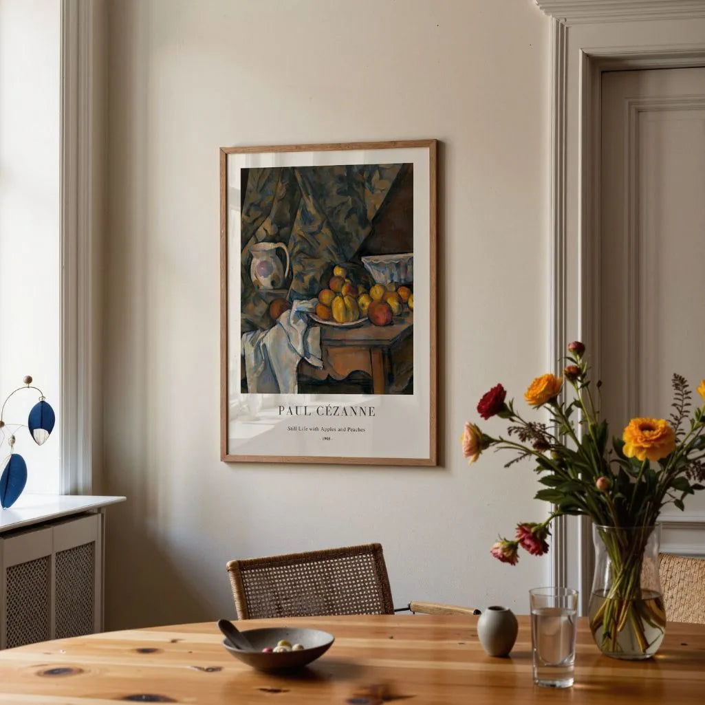 Paul Cézanne Still Life with Apples and Peaches Poster