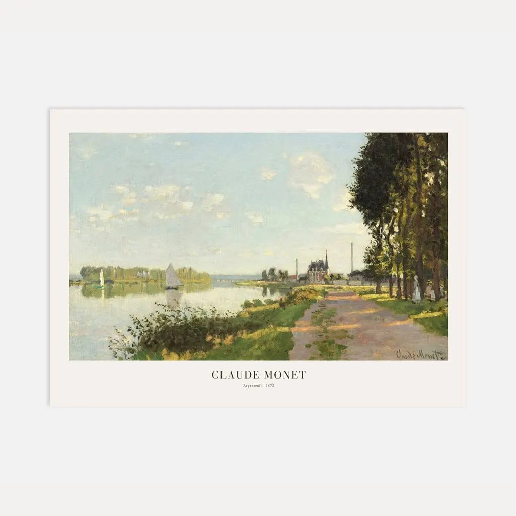 Claude Monet Argenteuil 1872 Poster