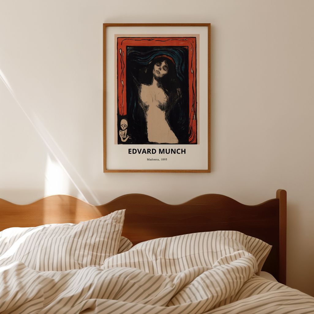 Edvard Munch Madonna 1895 Poster