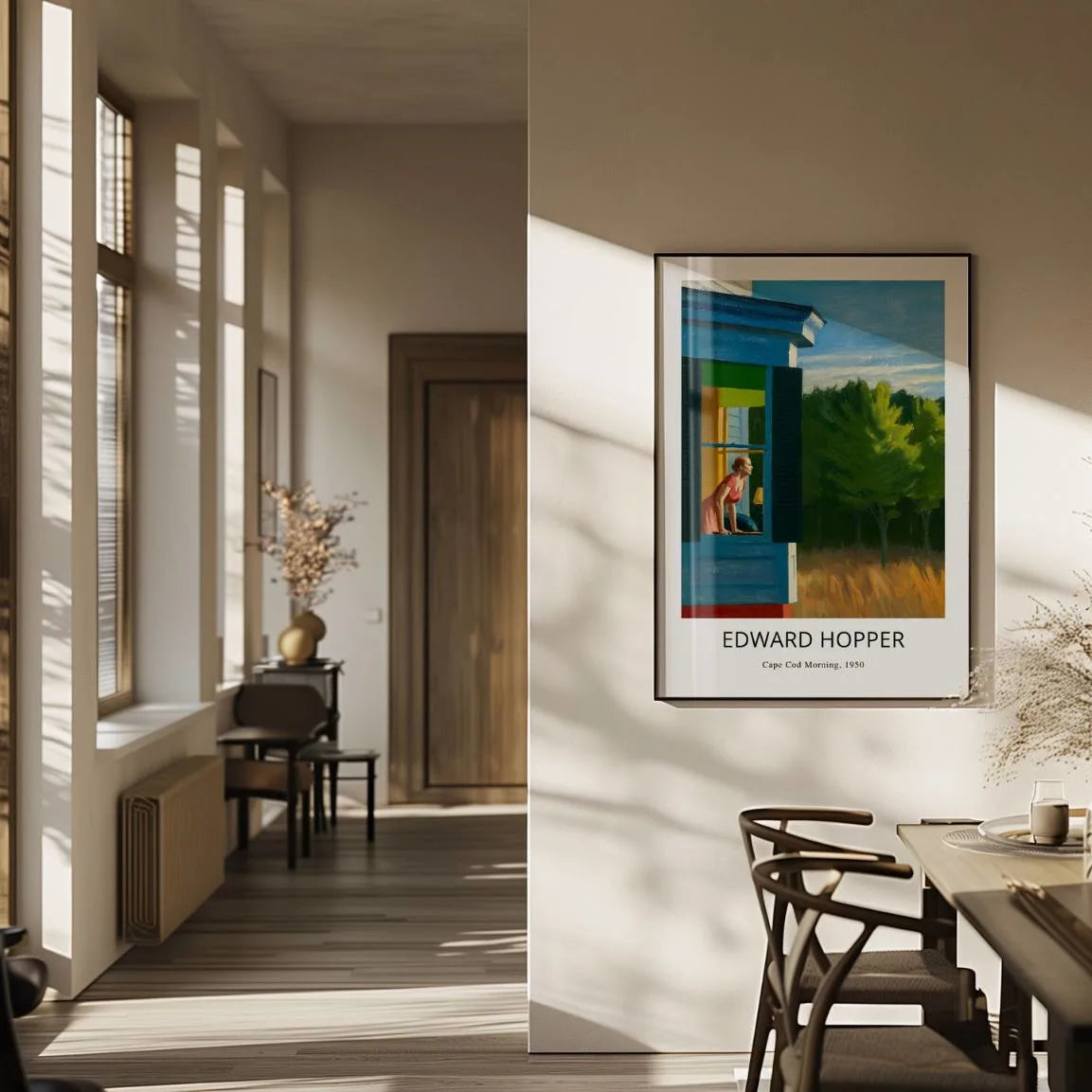 Edward Hopper Cape Cod Morning 1950 Poster