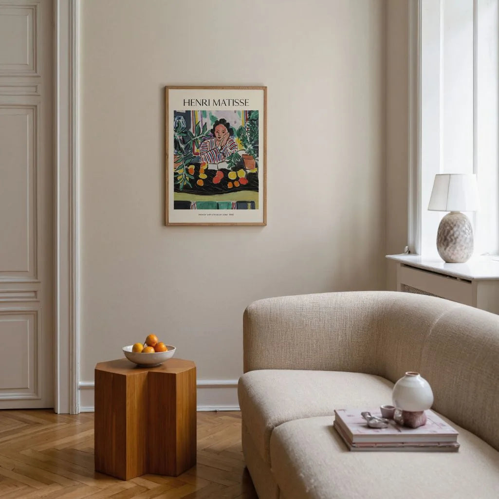 Henri Matisse Etruscan Vase Interior Poster