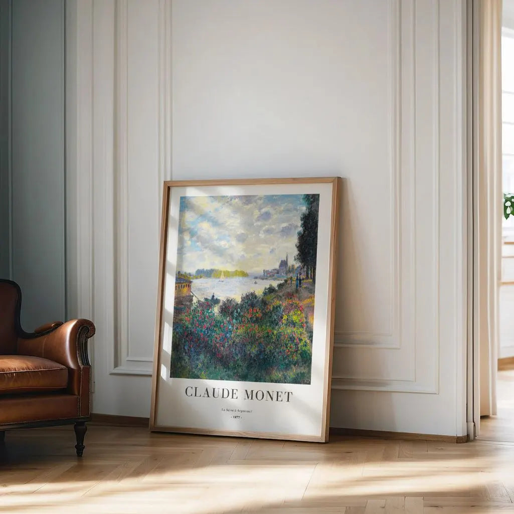 Claude Monet La Seine à Argenteuil 1877 Poster