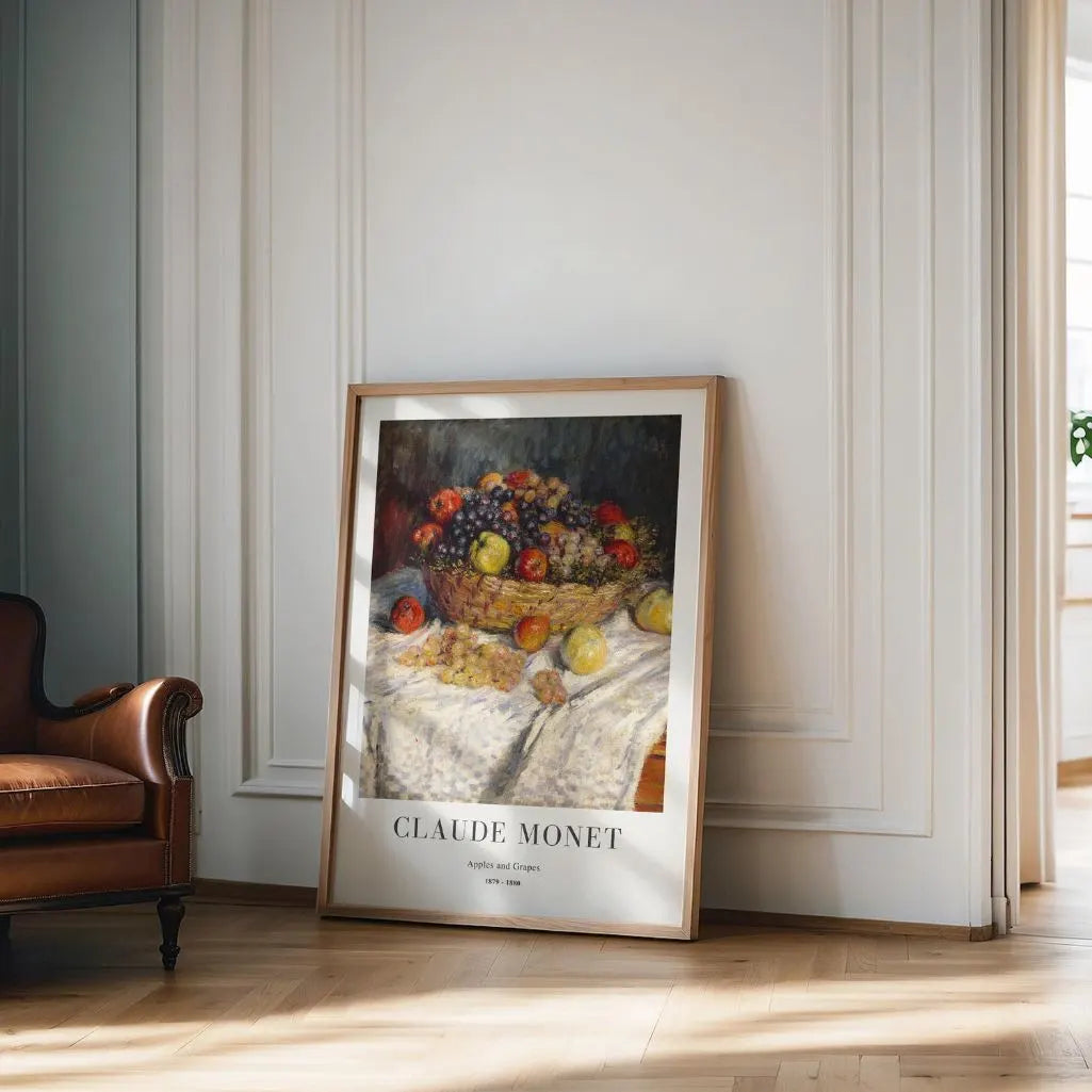 Claude Monet Apples and Grapes Poster