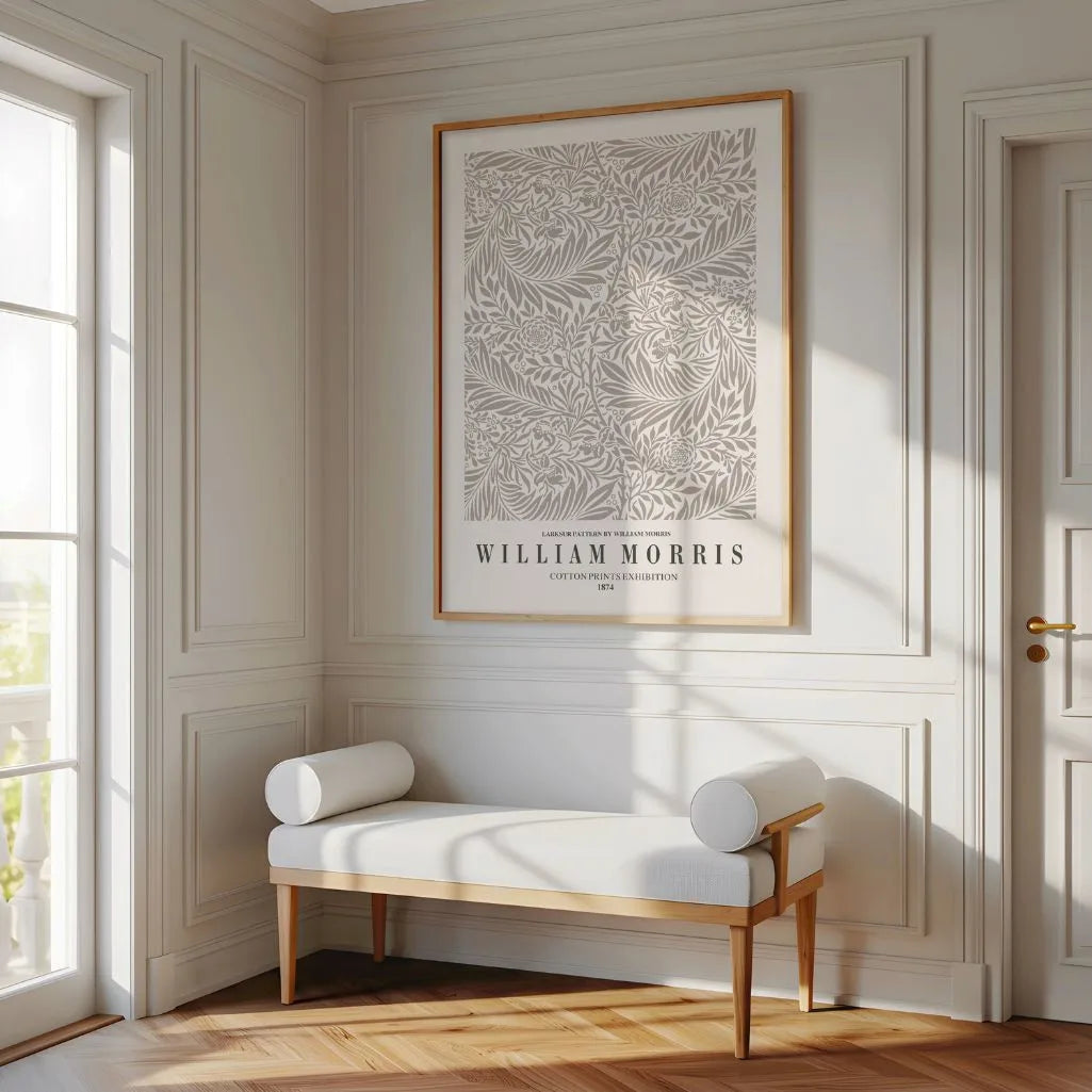 William Morris Larkspur Floral Poster